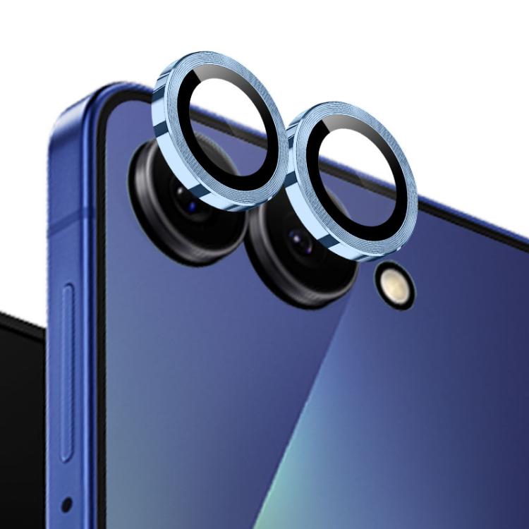 For Samsung Galaxy Z Flip7 5G NORTHJO Camera Lens Protector CD Metal Ring Tempered Glass Film