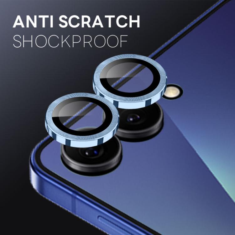 For Samsung Galaxy Z Flip7 5G NORTHJO Camera Lens Protector CD Metal Ring Tempered Glass Film