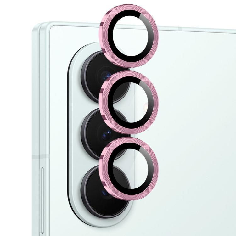 For Samsung Galaxy Z Fold7 5G NORTHJO Camera Lens Protector CD Metal Ring Tempered Glass Film