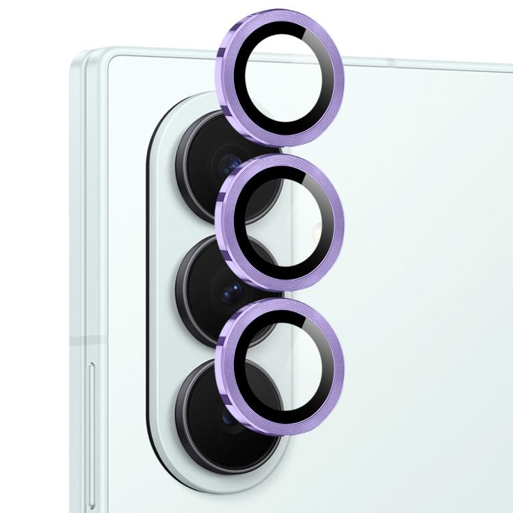 For Samsung Galaxy Z Fold7 5G NORTHJO Camera Lens Protector CD Metal Ring Tempered Glass Film