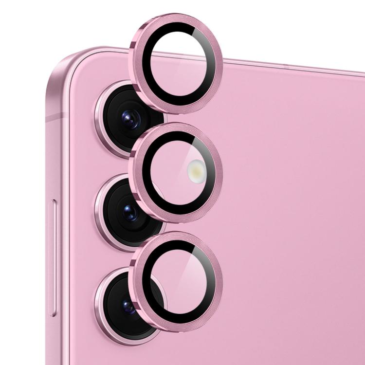 For Samsung Galaxy S25 FE 5G NORTHJO Camera Lens Protector CD Metal Ring Tempered Glass Film