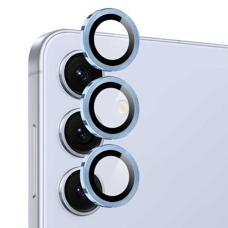 For Samsung Galaxy S25 FE 5G NORTHJO Camera Lens Protector CD Metal Ring Tempered Glass Film