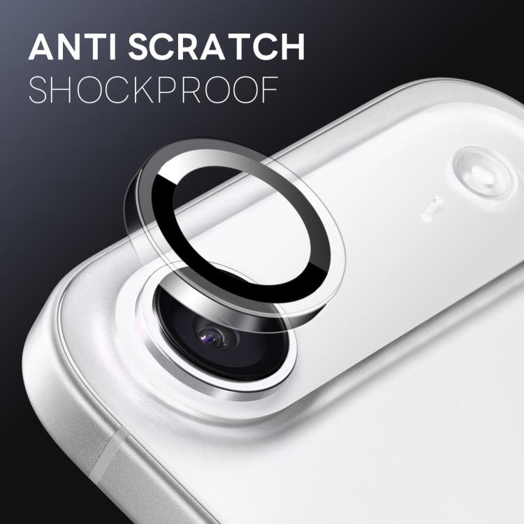 For iPhone Air NORTHJO Camera Lens Protector Clear Ring Tempered Glass Film - Clear