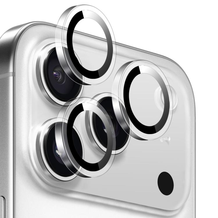 For iPhone 17 Pro / 17 Pro Max NORTHJO Camera Lens Protector Clear Ring Tempered Glass Film - Clear