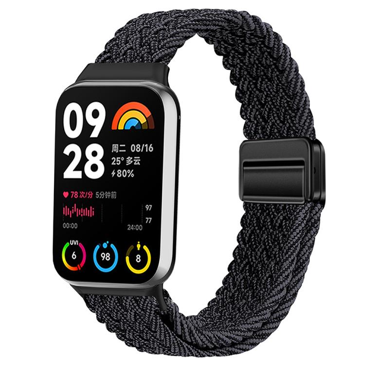 For Xiaomi Band  10 Pro / Redmi Watch 6 / 5 Slim Magnetic Buckle Braided Loop Watch Band