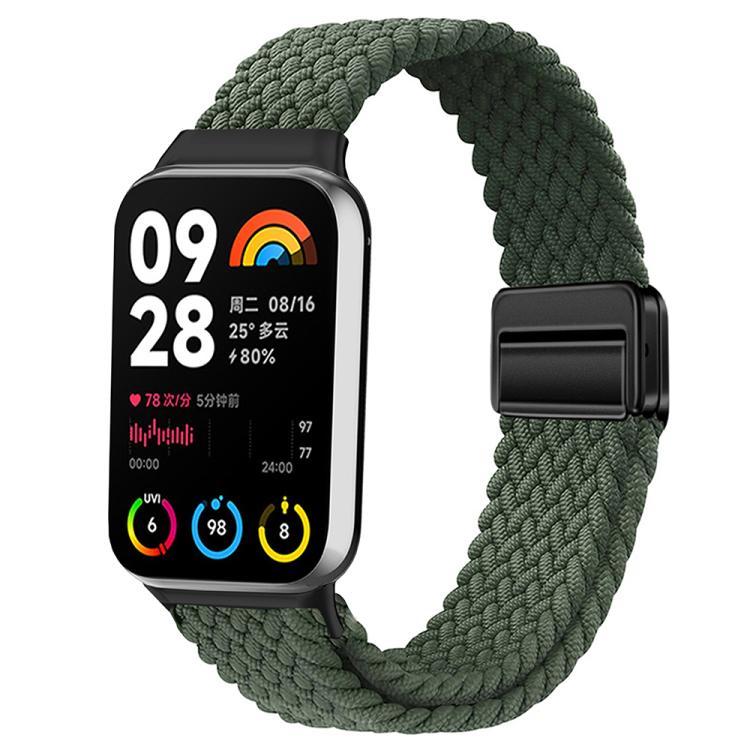 For Xiaomi Band  10 Pro / Redmi Watch 6 / 5 Slim Magnetic Buckle Braided Loop Watch Band