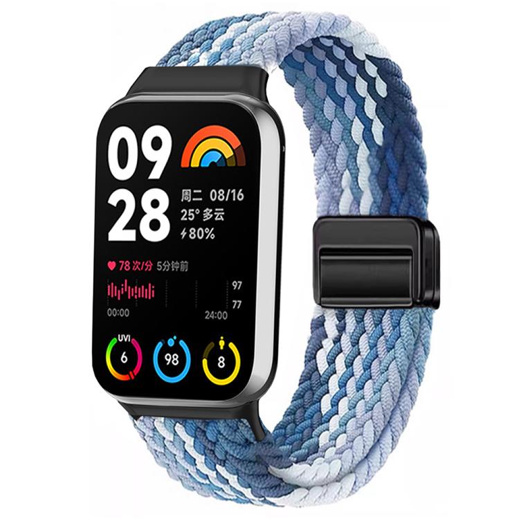 For Xiaomi Band  10 Pro / Redmi Watch 6 / 5 Slim Magnetic Buckle Braided Loop Watch Band