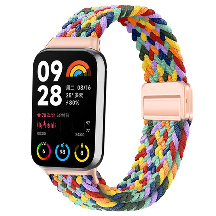 For Xiaomi Band  10 Pro / Redmi Watch 6 / 5 Slim Magnetic Buckle Braided Loop Watch Band