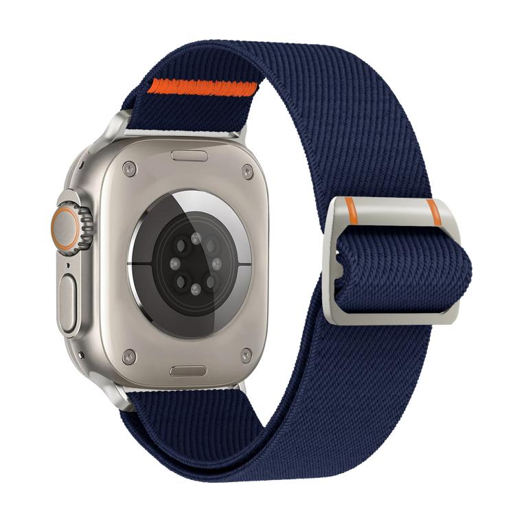 For Apple Watch 46mm / 49mm / 45mm / 44mm Watchman Mechanical Buckle Nylon Watch Band