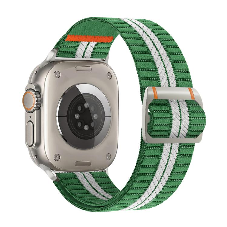 For Apple Watch 42mm / 41mm / 40mm / 38mm Watchman Mechanical Buckle Nylon Watch Band