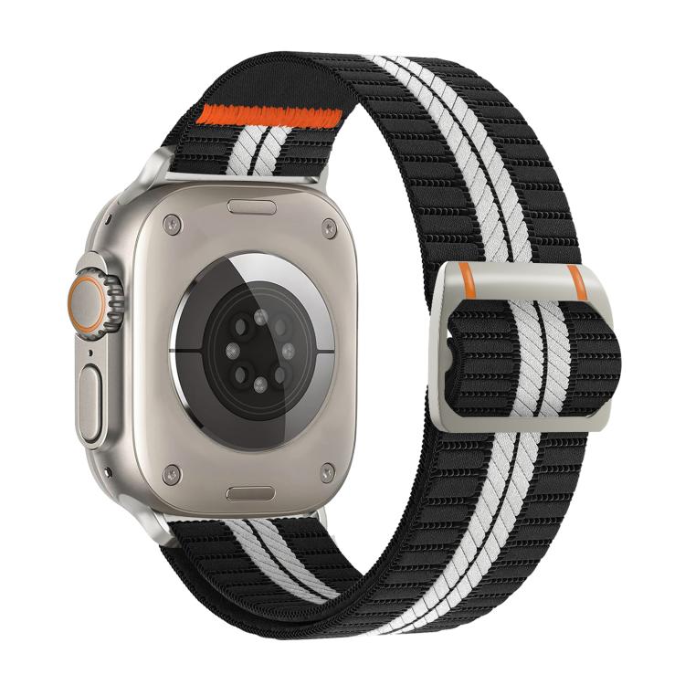 For Apple Watch 42mm / 41mm / 40mm / 38mm Watchman Mechanical Buckle Nylon Watch Band