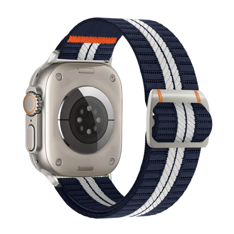 For Apple Watch 42mm / 41mm / 40mm / 38mm Watchman Mechanical Buckle Nylon Watch Band