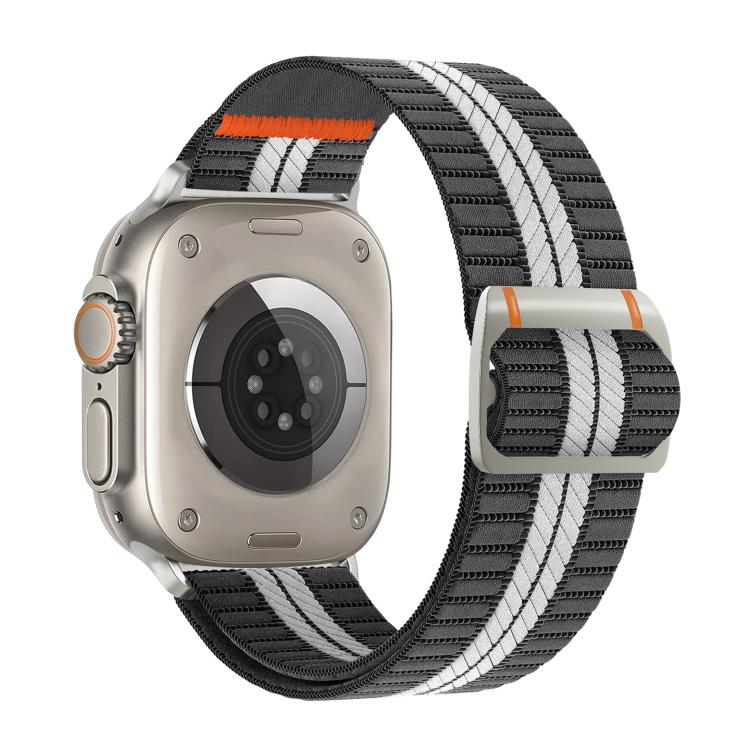 For Apple Watch 42mm / 41mm / 40mm / 38mm Watchman Mechanical Buckle Nylon Watch Band