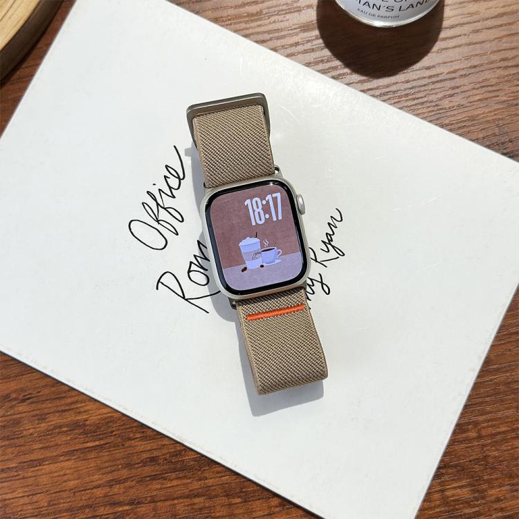 For Apple Watch 42mm / 41mm / 40mm / 38mm Watchman Mechanical Buckle Nylon Watch Band
