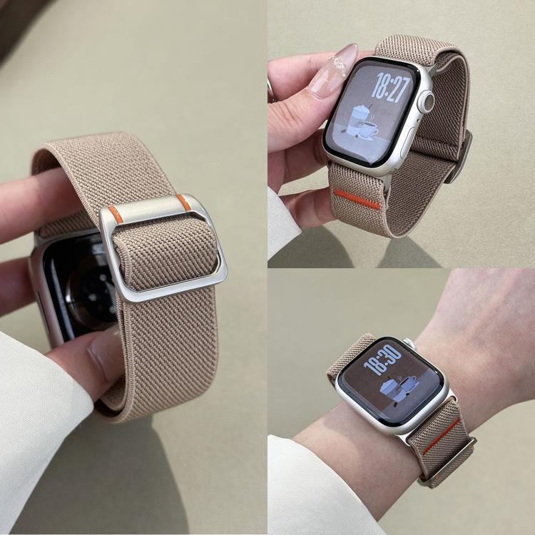 For Apple Watch 42mm / 41mm / 40mm / 38mm Watchman Mechanical Buckle Nylon Watch Band