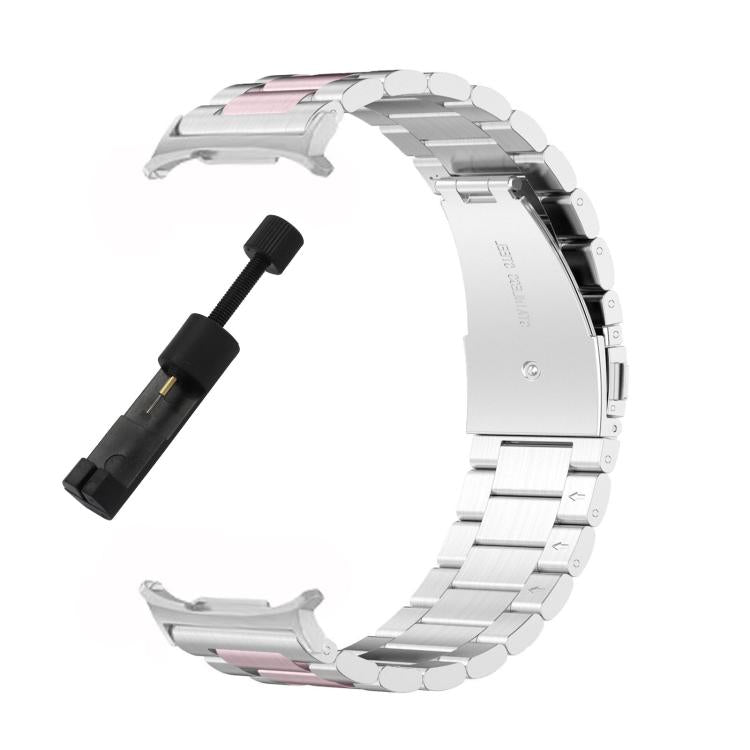 For Samsung Galaxy Watch Ultra 47mm / Ultra 2025 Three Beads Stainless Steel Watch Band with Removal Tool