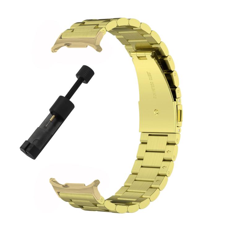 For Samsung Galaxy Watch Ultra 47mm / Ultra 2025 Three Beads Stainless Steel Watch Band with Removal Tool