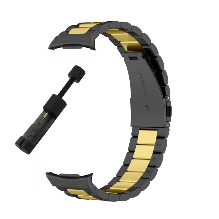 For Samsung Galaxy Watch Ultra 47mm / Ultra 2025 Three Beads Stainless Steel Watch Band with Removal Tool