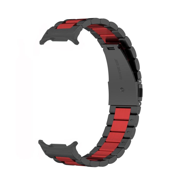 For Samsung Galaxy Watch8 / Watch8 Classic Three Beads Stainless Steel Watch Band with Removal Tool