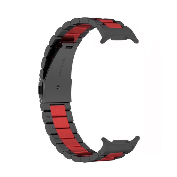For Samsung Galaxy Watch8 / Watch8 Classic Three Beads Stainless Steel Watch Band with Removal Tool