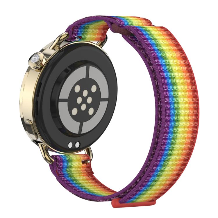 For Xiaomi Watch S4 41mm Quick Release Two Section Braided Nylon Loop Watch Band