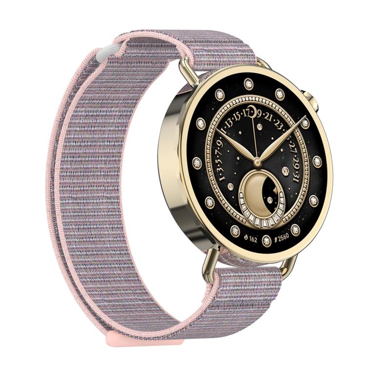 For Xiaomi Watch S4 41mm Quick Release Two Section Braided Nylon Loop Watch Band