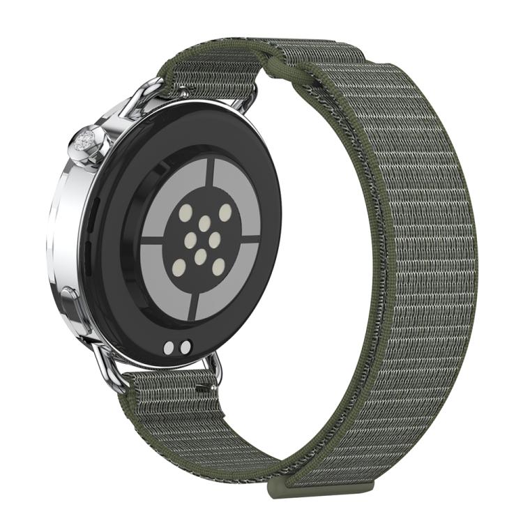 For Xiaomi Watch S4 41mm Quick Release Two Section Braided Nylon Loop Watch Band