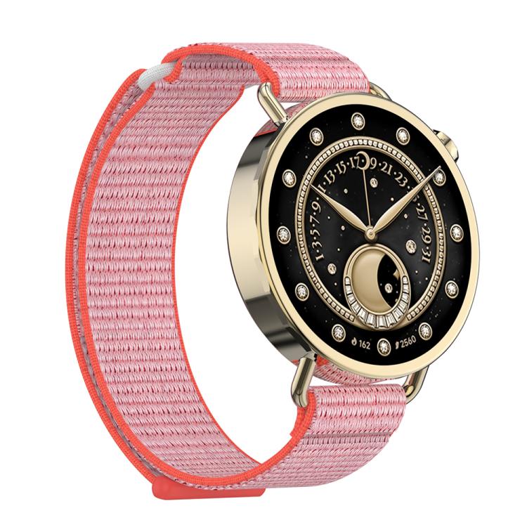 For Xiaomi Watch S4 41mm Quick Release Two Section Braided Nylon Loop Watch Band