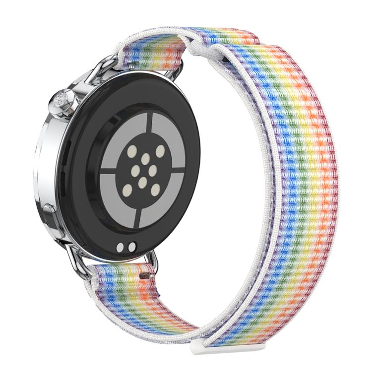 For Xiaomi Watch S4 41mm Quick Release Two Section Braided Nylon Loop Watch Band