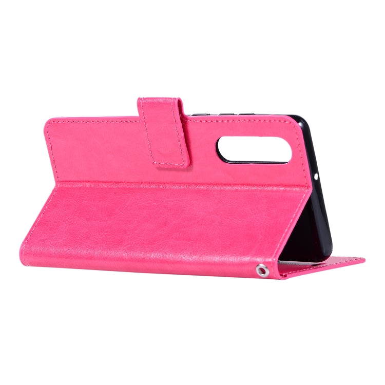 Crazy Horse Texture Horizontal Flip Leather Case with Holder & Card Slots & Wallet & Photo Frame for huawei p30