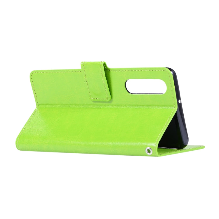 Crazy Horse Texture Horizontal Flip Leather Case with Holder & Card Slots & Wallet & Photo Frame for huawei p30