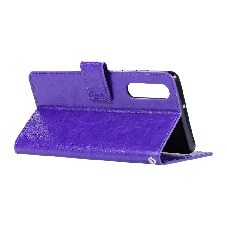 Crazy Horse Texture Horizontal Flip Leather Case with Holder & Card Slots & Wallet & Photo Frame for huawei p30