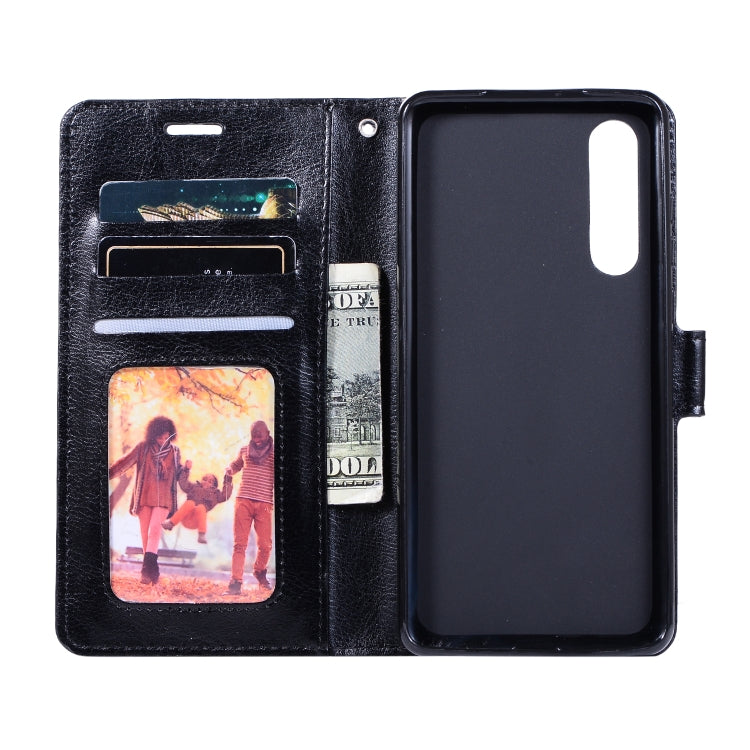 Crazy Horse Texture Horizontal Flip Leather Case with Holder & Card Slots & Wallet & Photo Frame