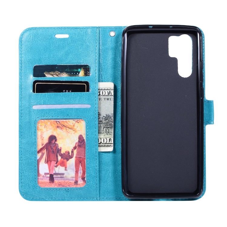 Crazy Horse Texture Horizontal Flip Leather Case with Holder & Card Slots & Wallet & Photo Frame