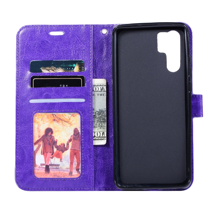 Crazy Horse Texture Horizontal Flip Leather Case with Holder & Card Slots & Wallet & Photo Frame