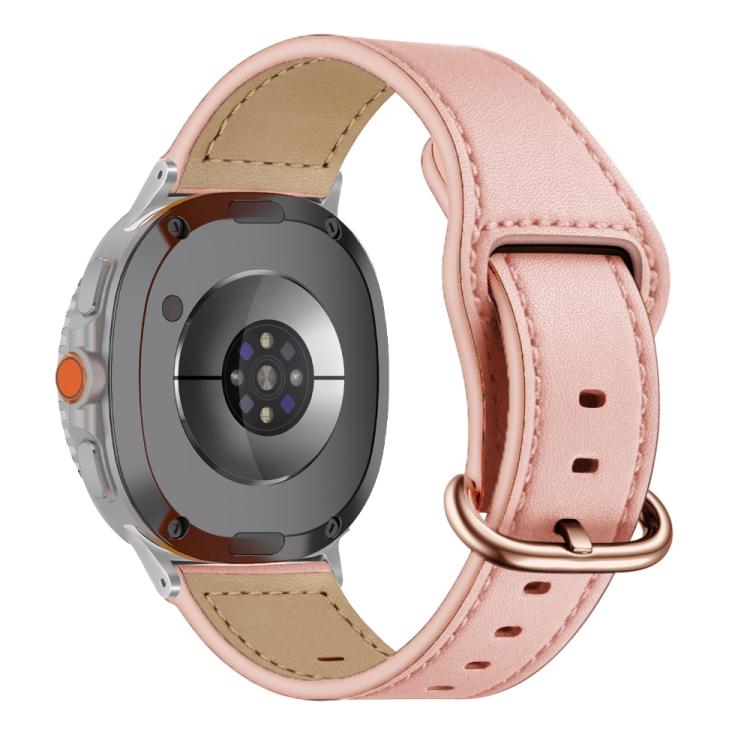 For Samsung Galaxy Watch8 / Watch8 Classic Classic Buckle Genuine Leather Watch Band