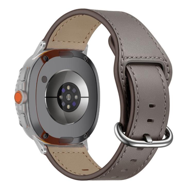 For Samsung Galaxy Watch8 / Watch8 Classic Classic Buckle Genuine Leather Watch Band