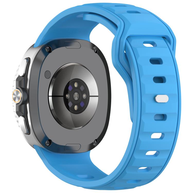 For Samsung Galaxy Watch8 / Watch8 Classic Reverse Buckle Single Color Silicone Watch Band