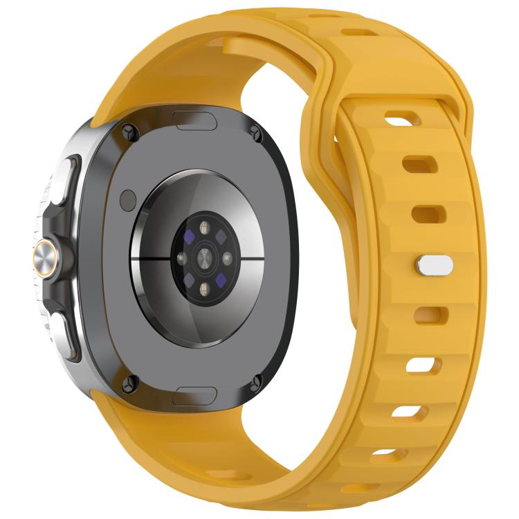 For Samsung Galaxy Watch8 / Watch8 Classic Reverse Buckle Single Color Silicone Watch Band