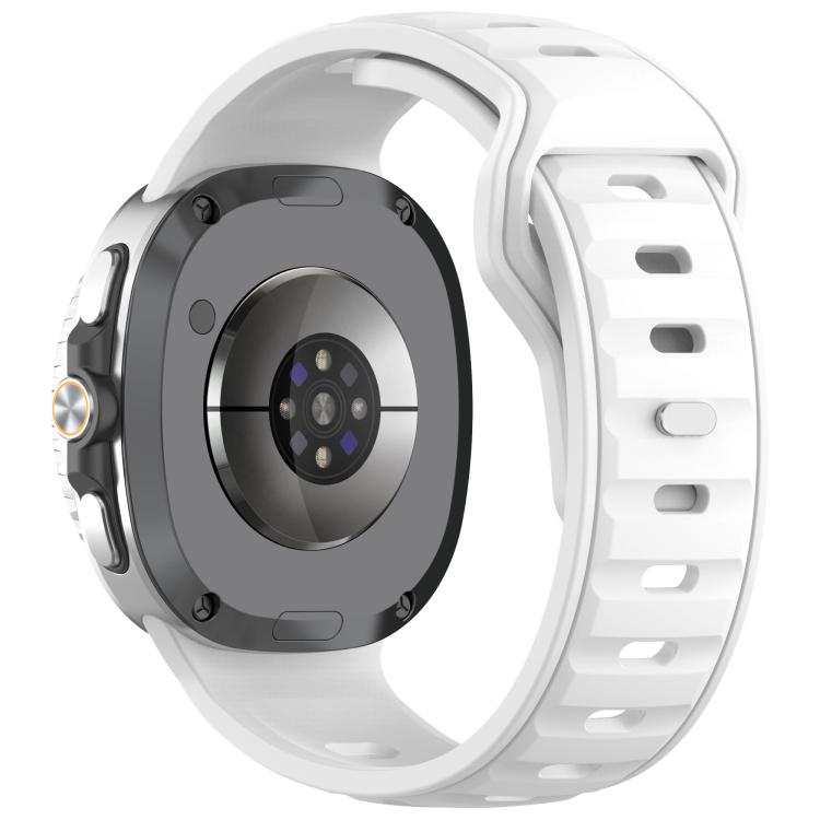 For Samsung Galaxy Watch8 / Watch8 Classic Reverse Buckle Single Color Silicone Watch Band
