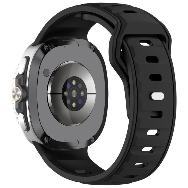 For Samsung Galaxy Watch8 / Watch8 Classic Reverse Buckle Single Color Silicone Watch Band