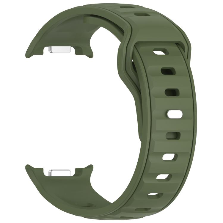 For Samsung Galaxy Watch8 / Watch8 Classic Reverse Buckle Single Color Silicone Watch Band