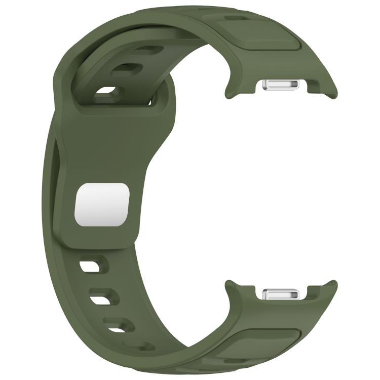 For Samsung Galaxy Watch8 / Watch8 Classic Reverse Buckle Single Color Silicone Watch Band