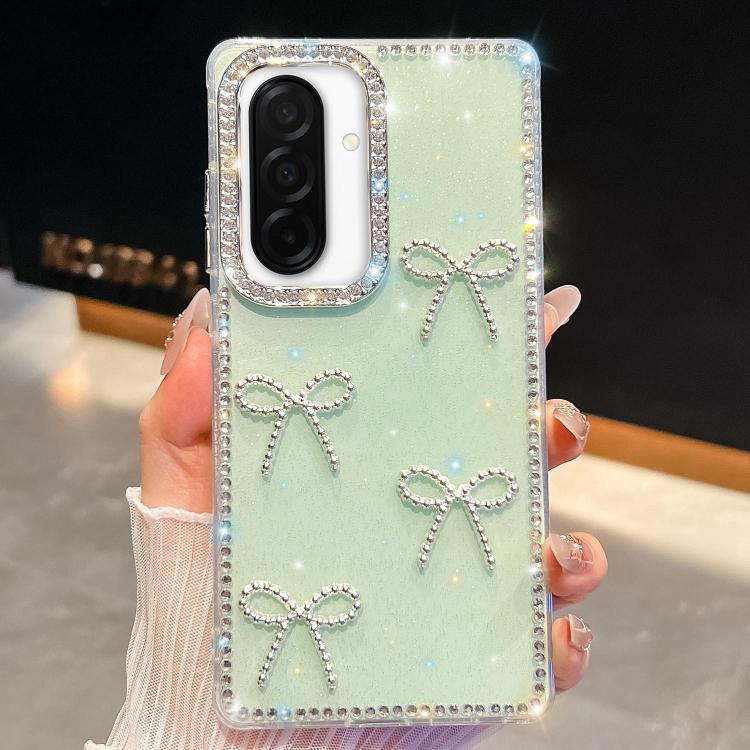 For Samsung Galaxy A26 5G Diamond Glitter Bow-knot Four-Corner Shockproof Phone Case