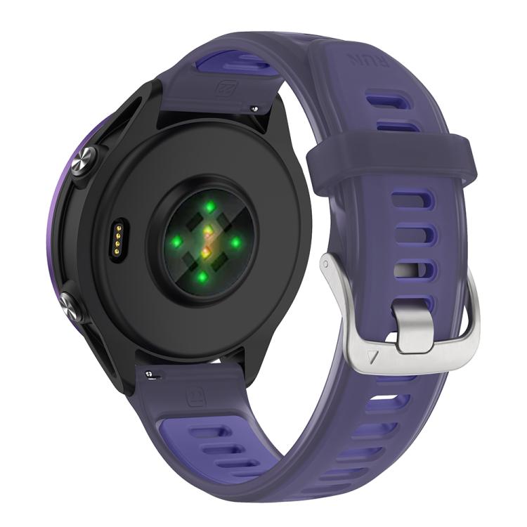 20mm Silver Steel Buckle Translucent Color Silicone Watch Band