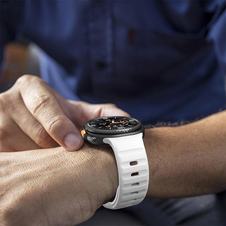 For Samsung Galaxy Watch8 / Watch8 Classic Wave Reverse Buckle Silicone Watch Band