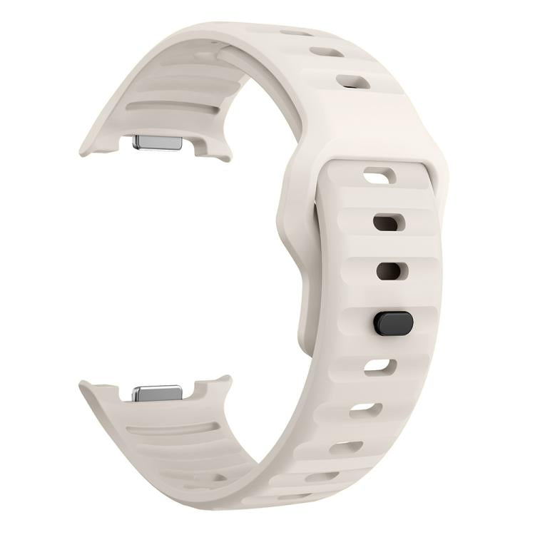 For Samsung Galaxy Watch8 / Watch8 Classic Wave Reverse Buckle Silicone Watch Band
