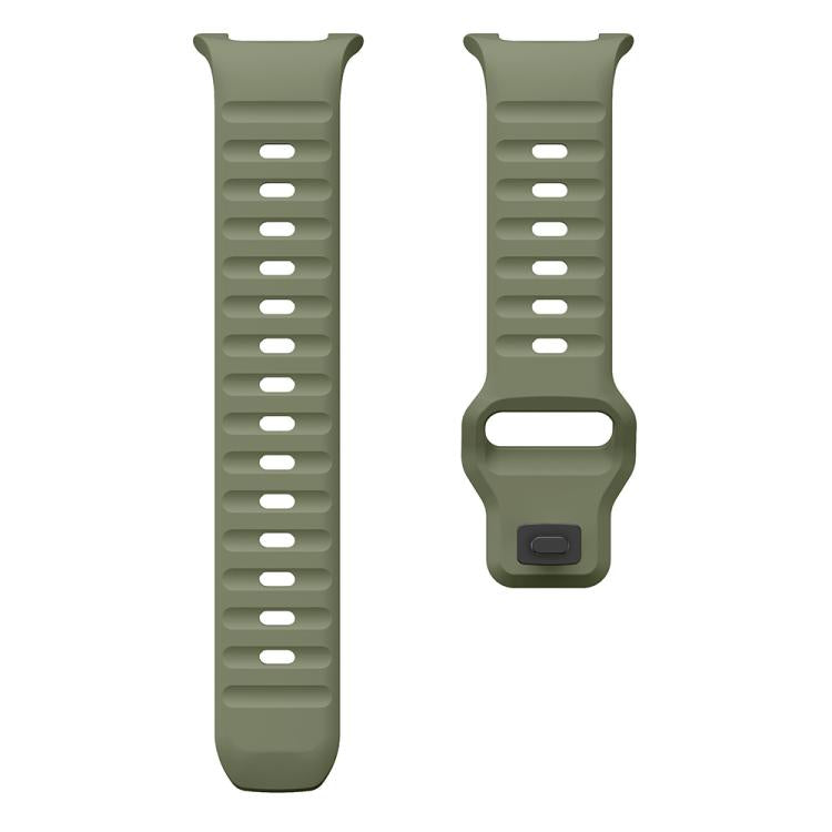 For Samsung Galaxy Watch8 / Watch8 Classic Wave Reverse Buckle Silicone Watch Band