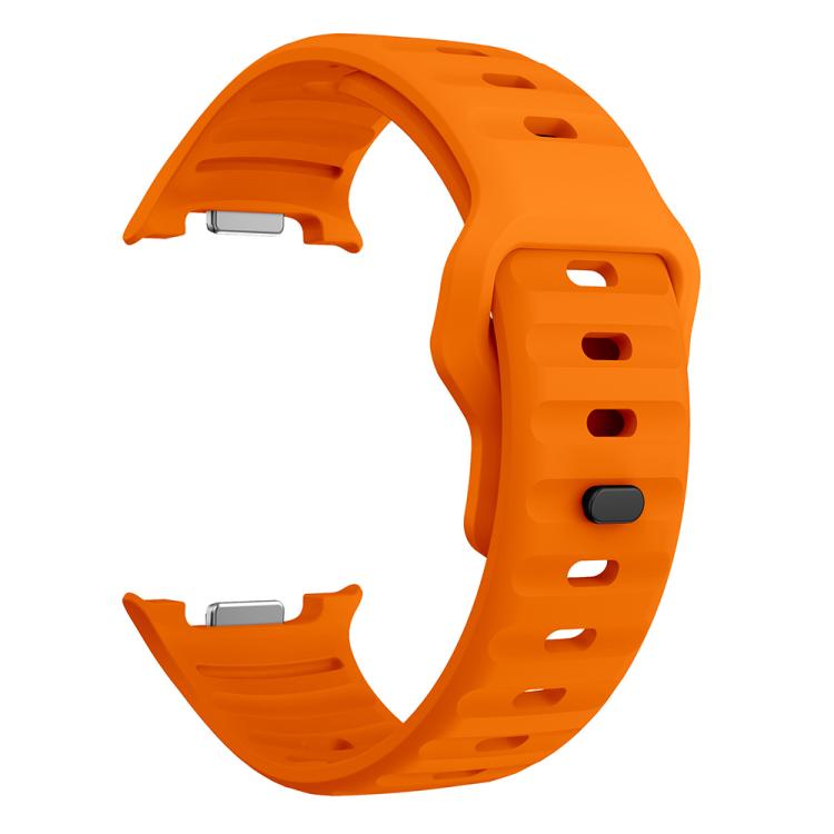 For Samsung Galaxy Watch8 / Watch8 Classic Wave Reverse Buckle Silicone Watch Band