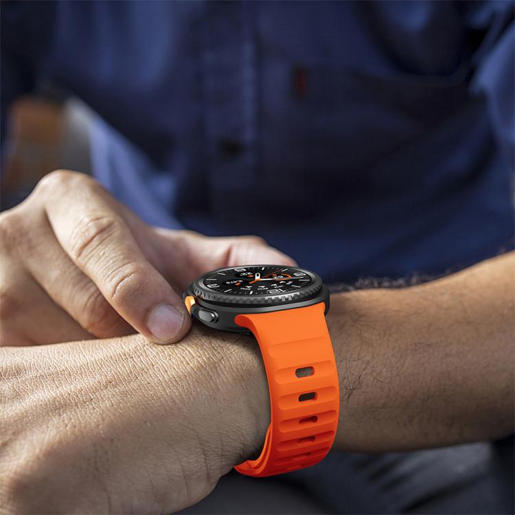 For Samsung Galaxy Watch8 / Watch8 Classic Wave Reverse Buckle Silicone Watch Band